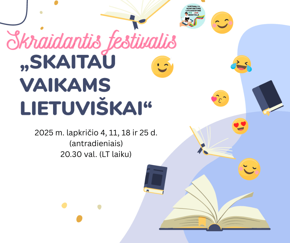 Skraidantis festivalis "Skaitau vaikams lietuviškai"