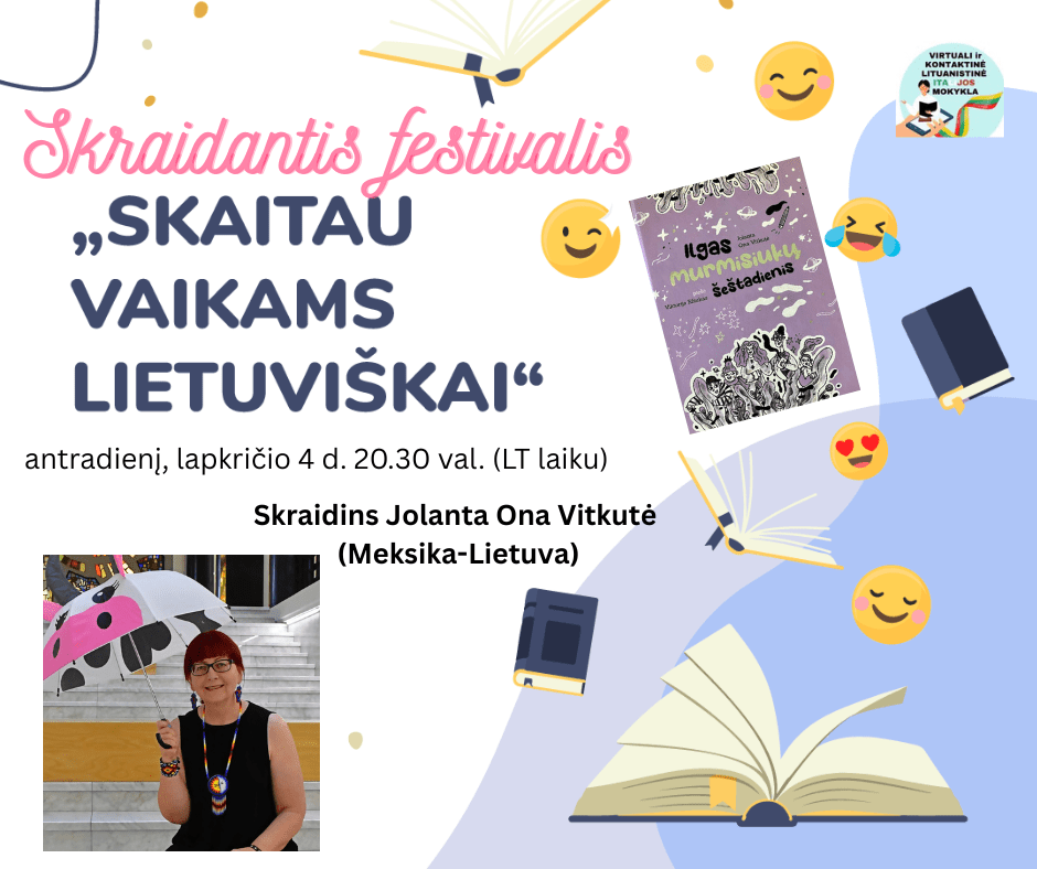Skraidantis festivalis "Skaitau vaikams lietuviškai"