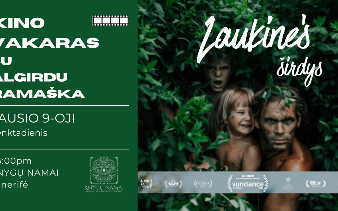 Dokumentinis filmas „Laukinės širdys“ subūrė žiūrovus Knygų namuose | 2026-01-09