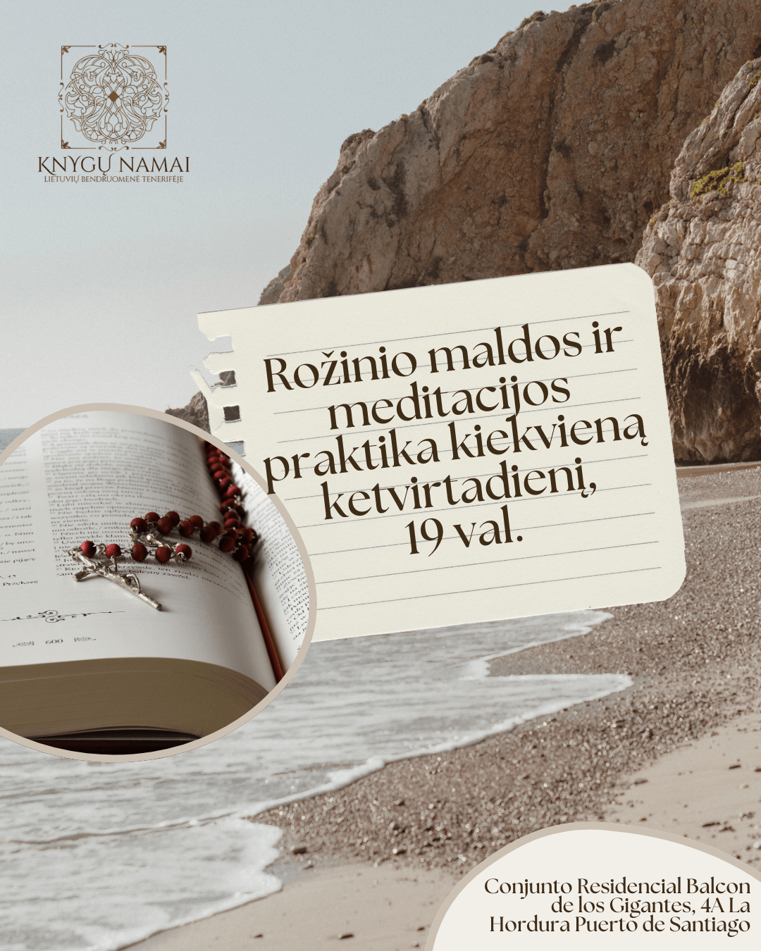 Rožinio maldos ir meditacijos praktika