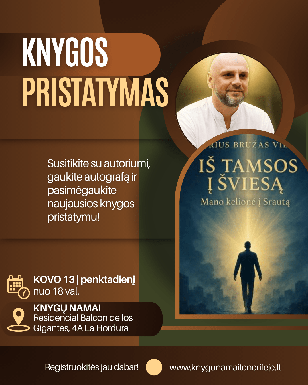KNYGOS PRISTATYMAS | „Iš tamsos į šviesą. Mano kelionė į srautą”