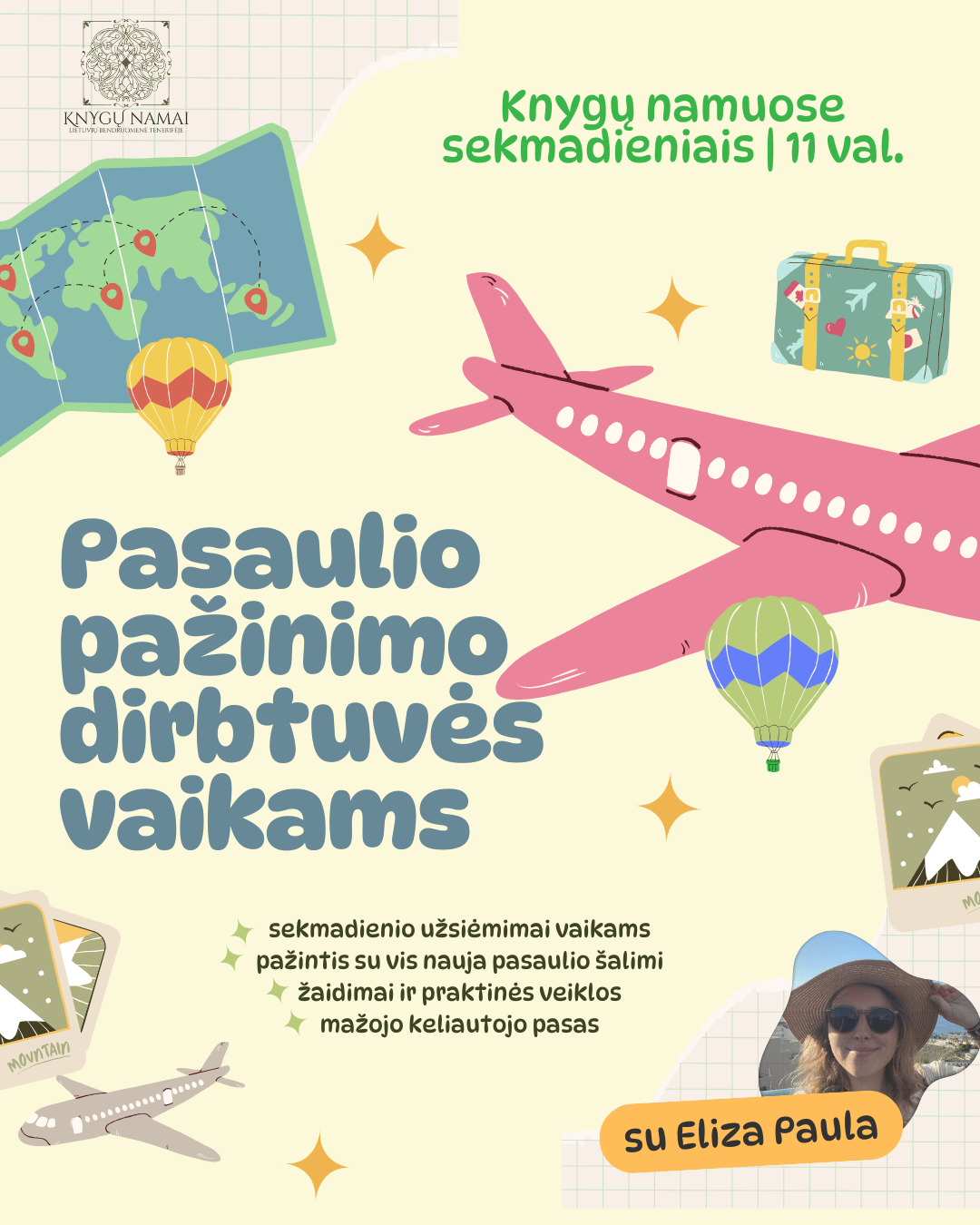Pasaulio pažinimo dirbtuvės vaikams | Susitinkame sekmadieniais!