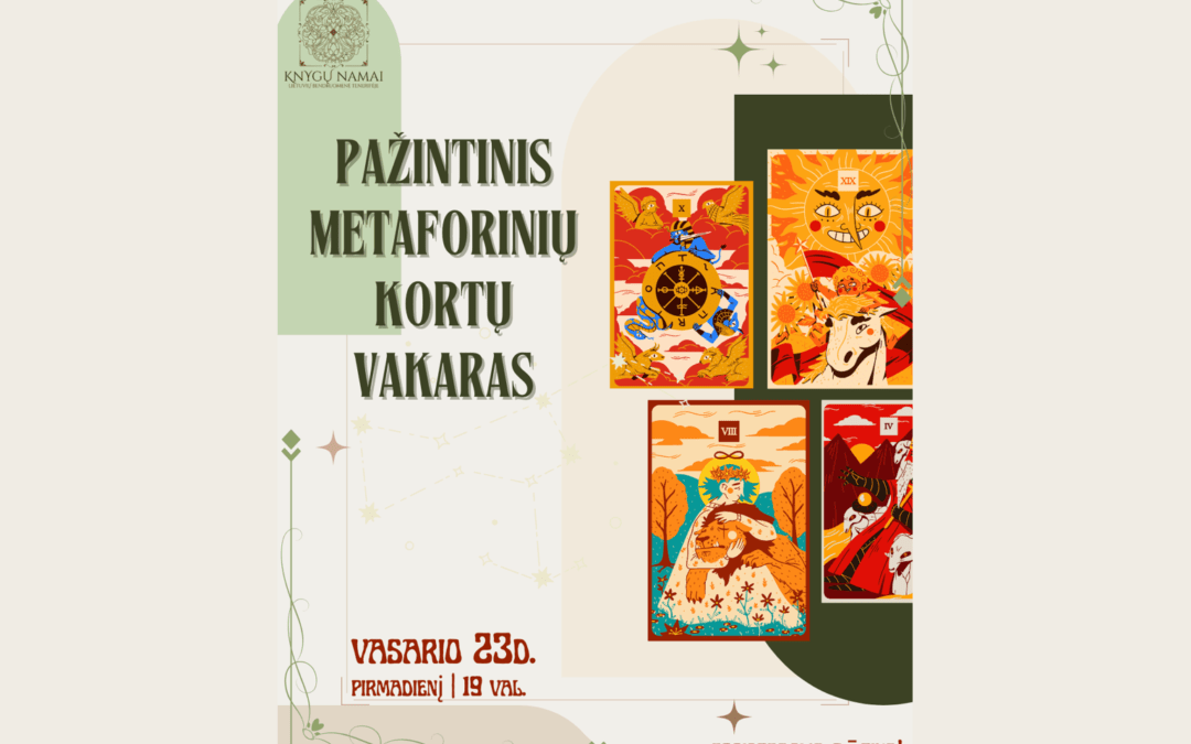 Kai kortos prabyla: vakaras, kviečiantis pažinti save iš naujo | 2026-02-23